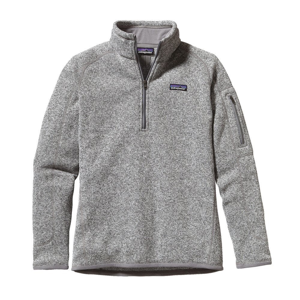 Patagonia quarter zip heather gray sweater jacket